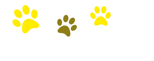 Logo de pattes de chiens et chats décoratifs 